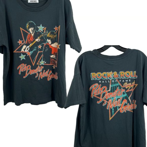 Daydreamer Tops - NWT Daydreamer Pat Benetar Neil Giraldo Rock N' Roll Hall of Fame Tee Shirt